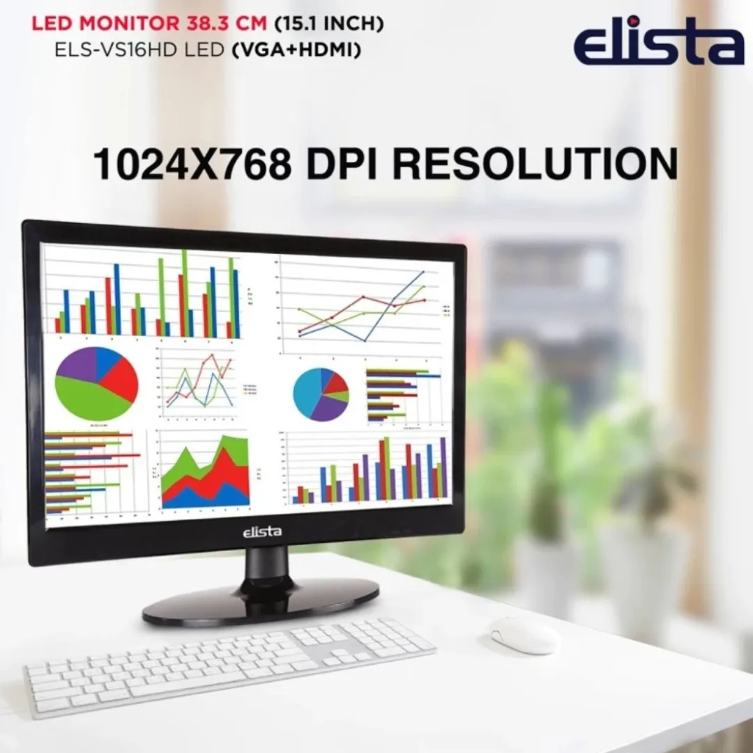 Elista 15.1 inch LED Backlit Monitor